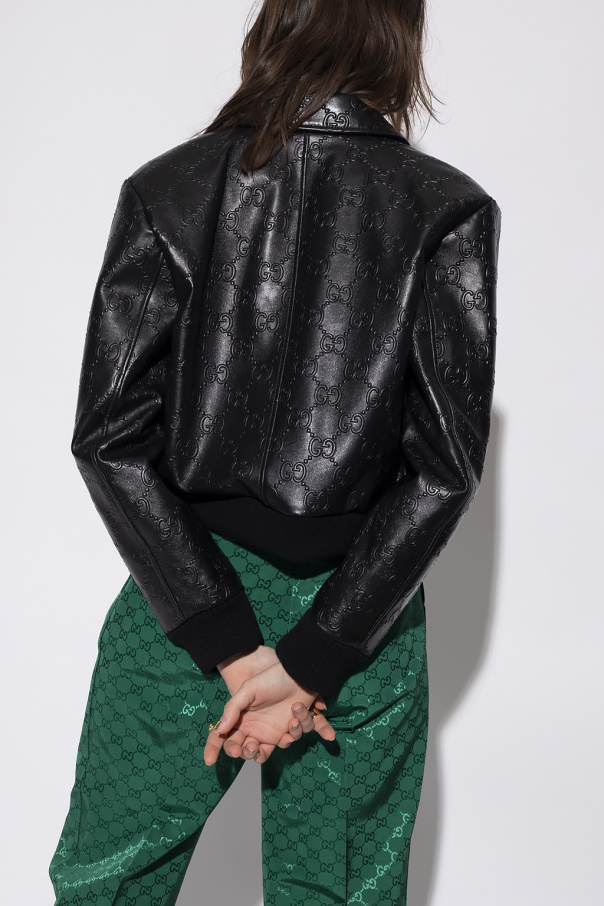 ブランドハンガー GUCCI VALENTINO ETROまとめ売り SchaferandweinerShops Canada - Black Leather jacket with
